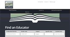 Desktop Screenshot of marineducators.org